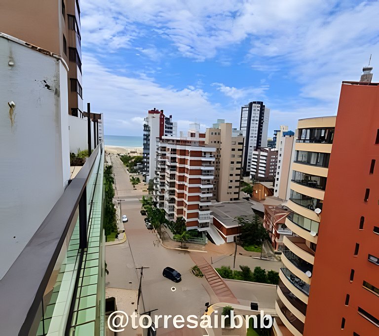 Cobertura duplex a de 300m do mar | Quatro Praças