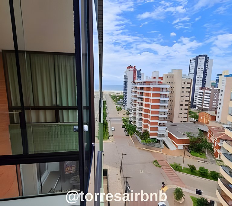 Cobertura duplex a de 300m do mar | Quatro Praças