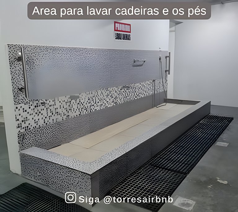 Cobertura duplex a de 300m do mar | Quatro Praças