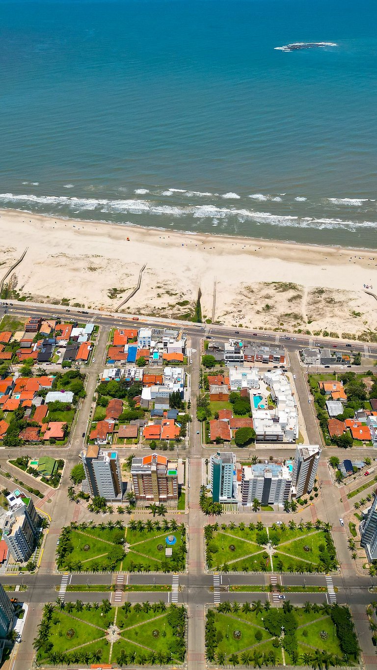 Cobertura duplex a memos de 300mts do mar | Quatro Praças