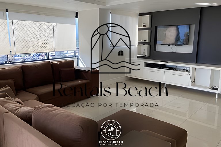 Apto 3 Quartos a 400m do Mar em Torres | Rentals Beach
