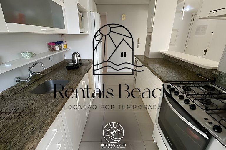 Apto 3 Quartos a 400m do Mar em Torres | Rentals Beach