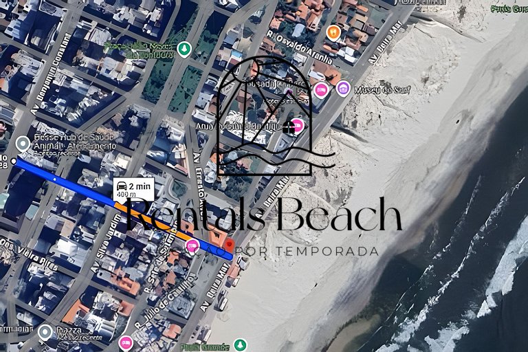 Apto 3 Quartos a 400m do Mar em Torres | Rentals Beach