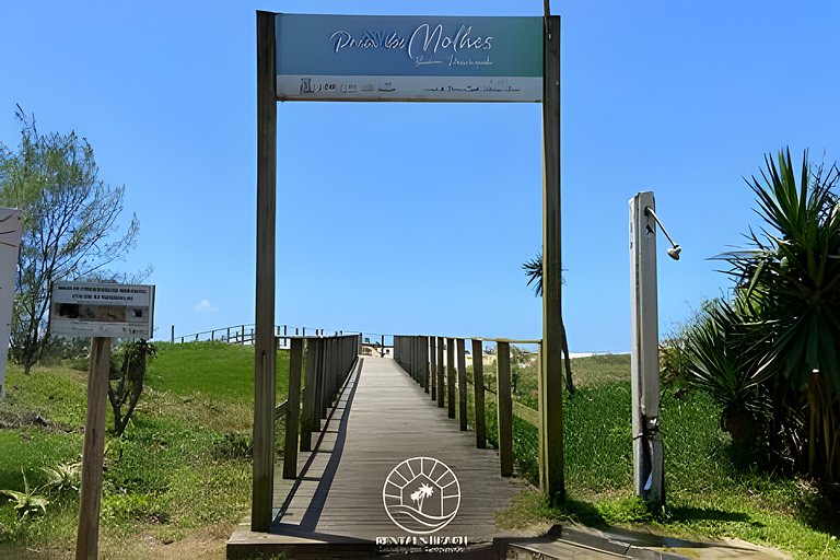 Casa frente para o mar | Pé na Areia | Aceita Pet
