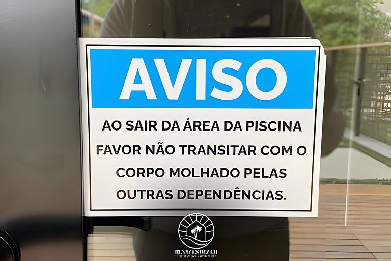 Studio a 150m da praia | ar-condicionado e piscina