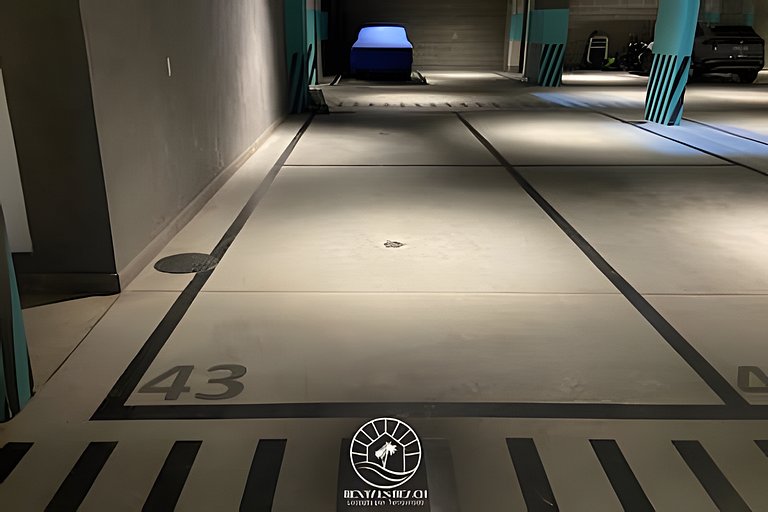 Studio a 150m da praia | ar-condicionado e piscina