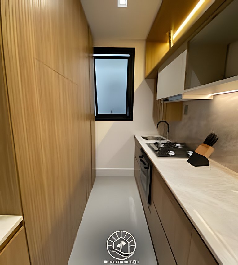 Studio a 150m da praia | ar-condicionado e piscina