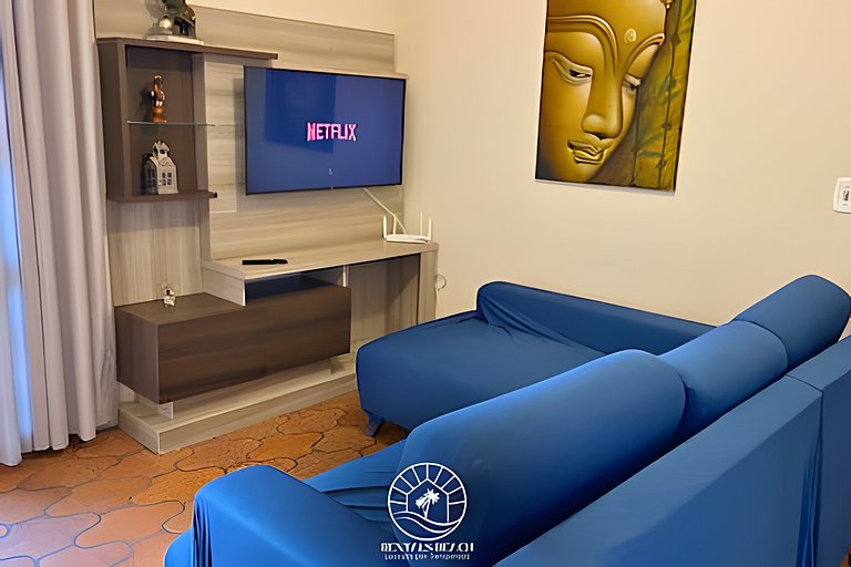 Apto 500mts do mar | Wifi | Aceita Pet