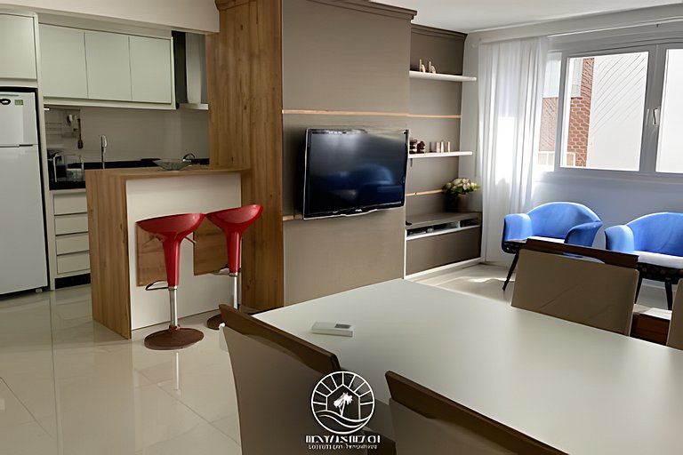 Apto 290mts mar | Bem localizado | Ar | Aceita Pet