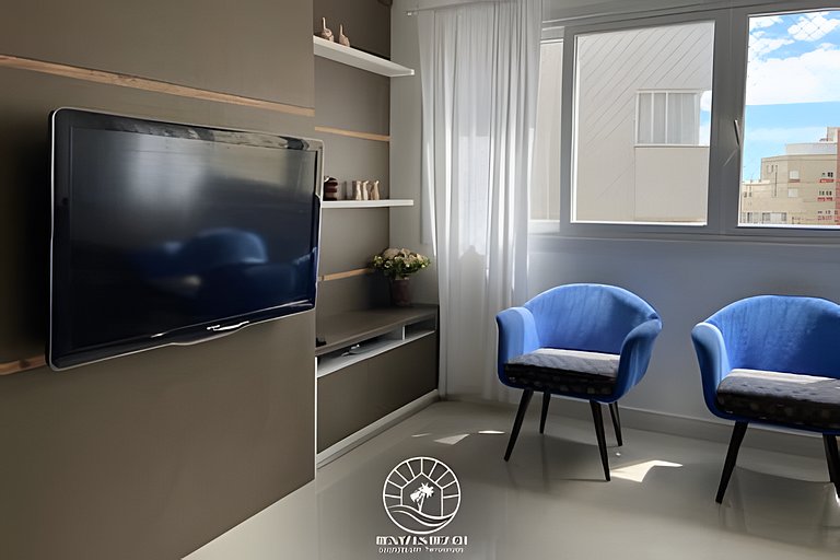 Apto 290mts mar | Bem localizado | Ar | Aceita Pet