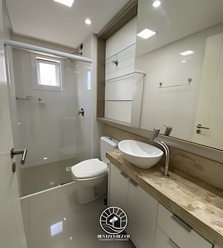 Apto 290mts mar | Bem localizado | Ar | Aceita Pet