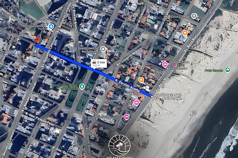 Apto a 400mts do mar com varanda | Aceita Pet