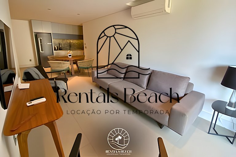 Apto 2 Quartos a 150m do Mar em Torres | Rentals Beach