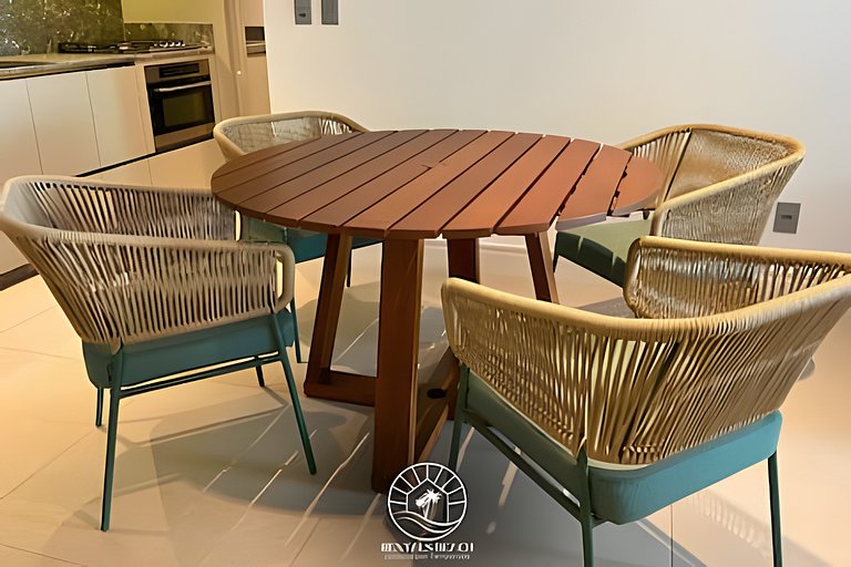 Apto com piscina | Ar | menos de 150mts do mar