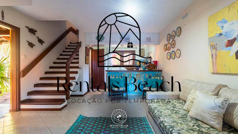 Casa em Arraial d'Ajuda na Praia de Mucugê | Rentals Beach