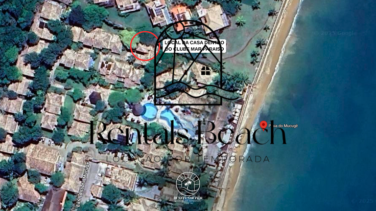 Casa em Arraial d'Ajuda na Praia de Mucugê | Rentals Beach