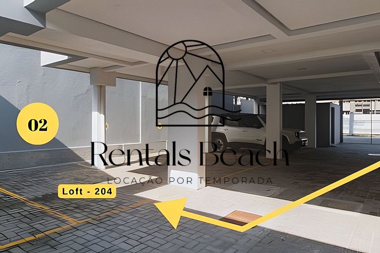 Studio na Praia da Cal em Torres-RS | Rentals Beach
