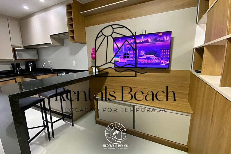 Studio na Praia da Cal em Torres-RS | Rentals Beach