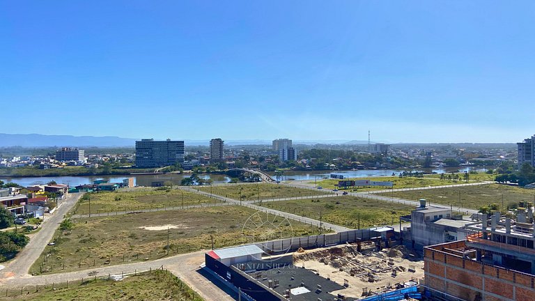 Apto em Torres-RS | Vista Serra e Rio | 3 Quartos a 500m da