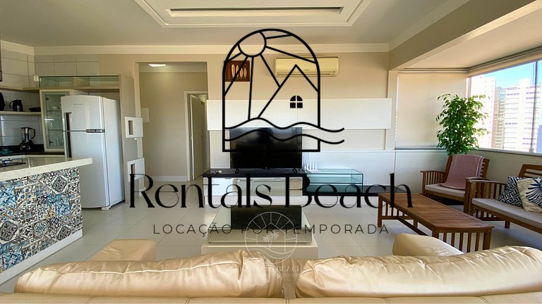 Apto 3 Quartos com Vista em Torres-RS | Rentals Beach