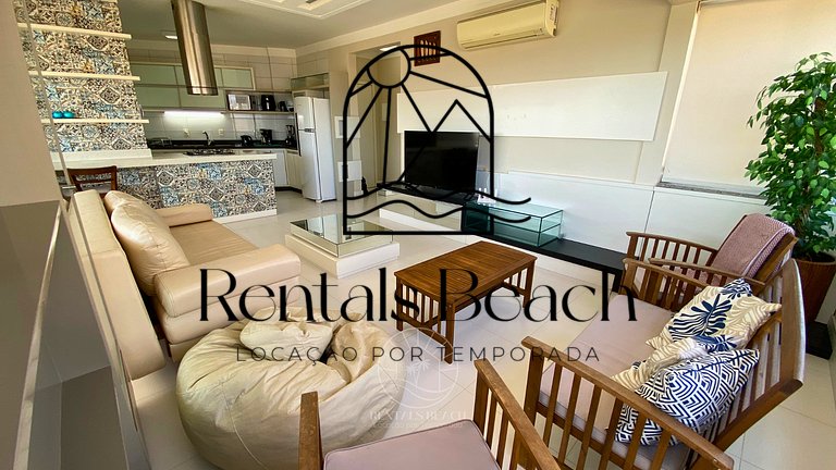 Apto 3 Quartos com Vista em Torres-RS | Rentals Beach