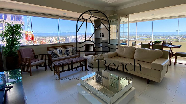 Apto 3 Quartos com Vista em Torres-RS | Rentals Beach