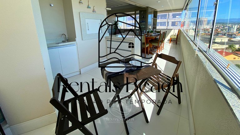 Apto 3 Quartos com Vista em Torres-RS | Rentals Beach