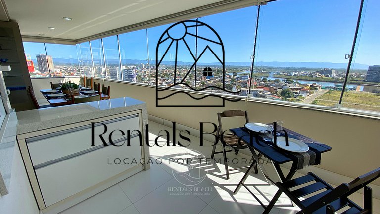 Apto 3 Quartos com Vista em Torres-RS | Rentals Beach
