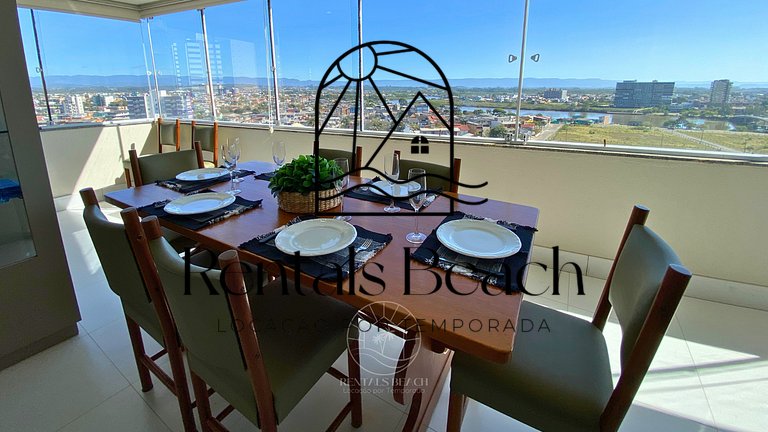 Apto 3 Quartos com Vista em Torres-RS | Rentals Beach