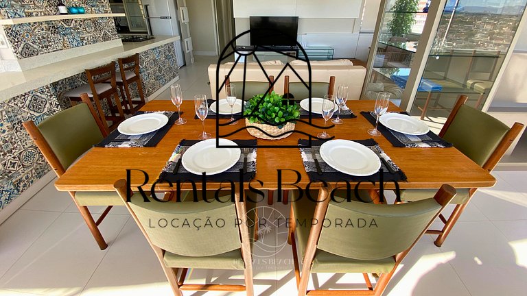 Apto 3 Quartos com Vista em Torres-RS | Rentals Beach