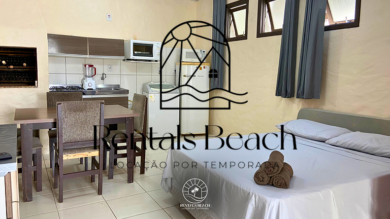Kitnet Completa a 200m do Mar em Torres | Rentals Beach
