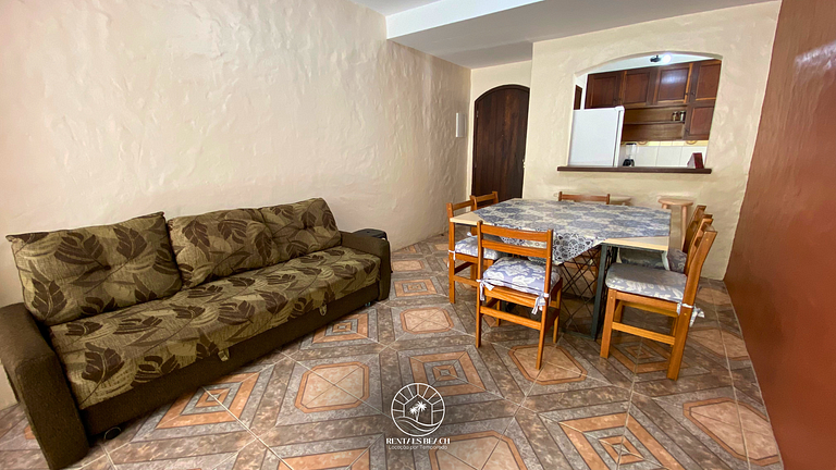 Apartamento completo a 200m do mar em Torres