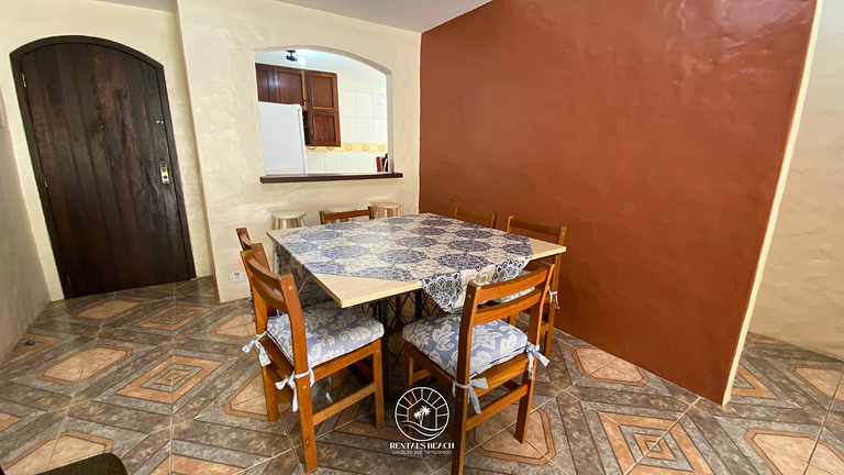 Apartamento completo a 200m do mar em Torres