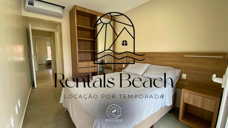 Apto 2 Quartos a 200m do Mar em Torres | Rentals Beach