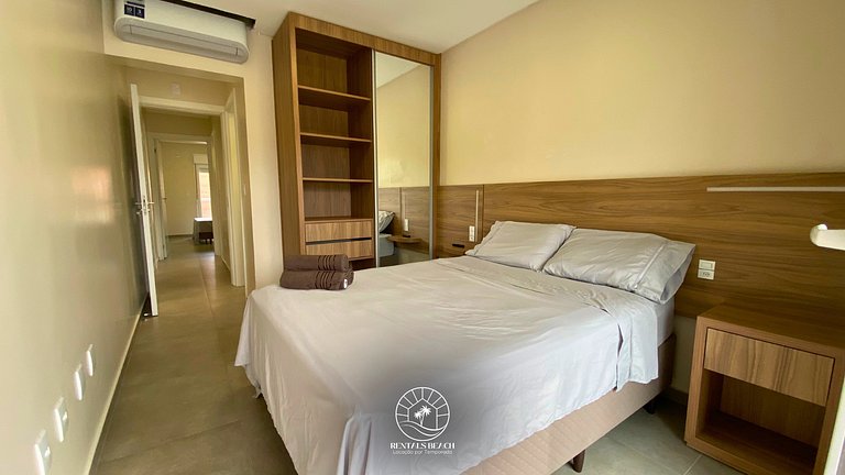 Apto 2 quartos em Torres a 200m do mar