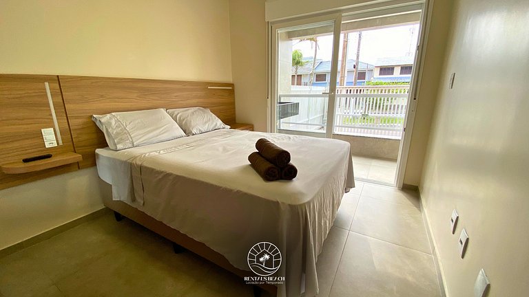 Apto 2 quartos em Torres a 200m do mar