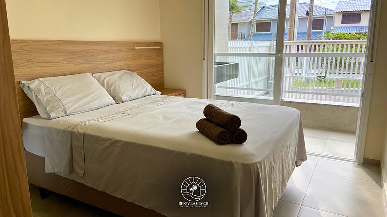 Apto 2 quartos em Torres a 200m do mar