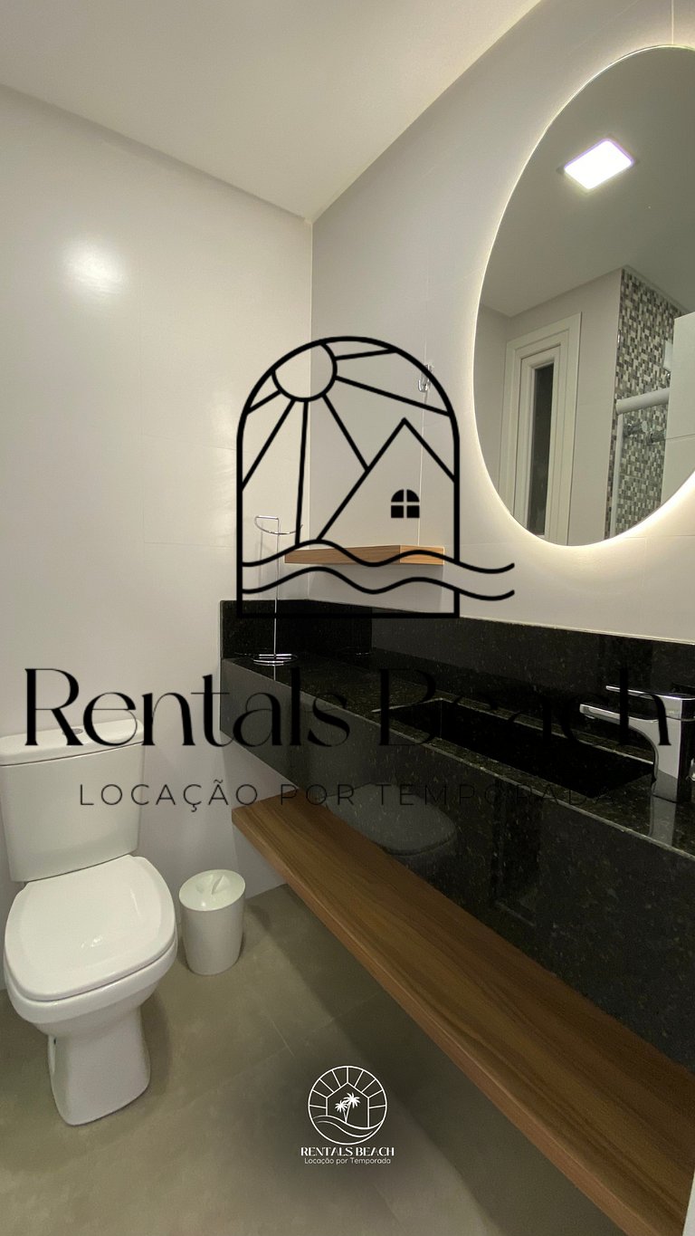 Apto 2 Quartos a 200m do Mar em Torres | Rentals Beach
