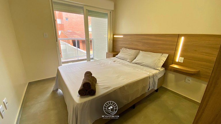 Apto 2 quartos em Torres a 200m do mar