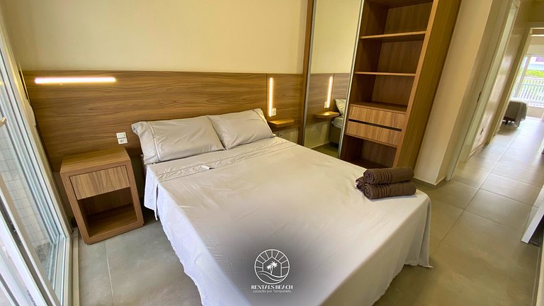 Apto 2 quartos em Torres a 200m do mar