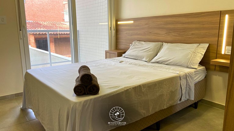 Apto 2 quartos em Torres a 200m do mar