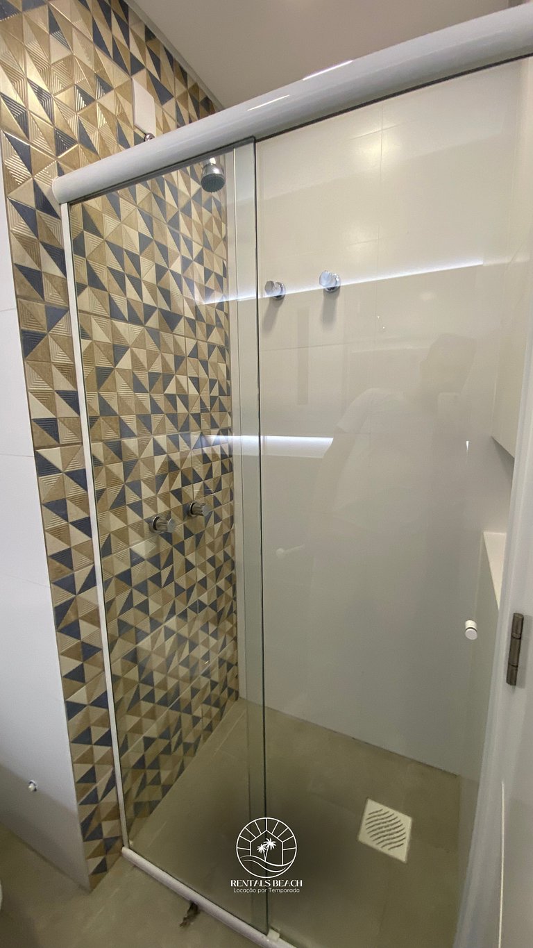 Apto 2 quartos em Torres a 200m do mar