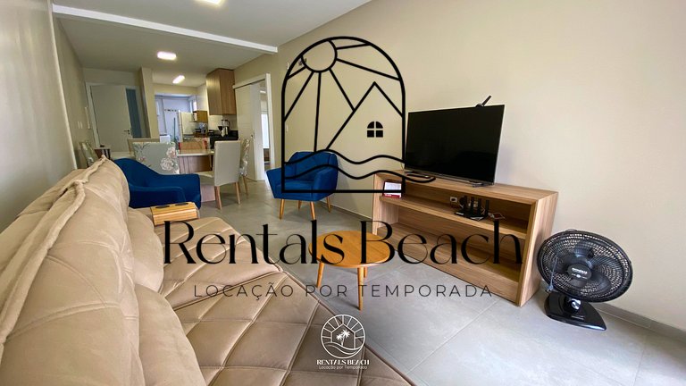 Apto 2 Quartos a 200m do Mar em Torres | Rentals Beach