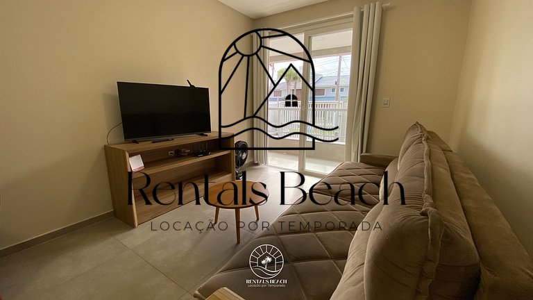 Apto 2 Quartos a 200m do Mar em Torres | Rentals Beach