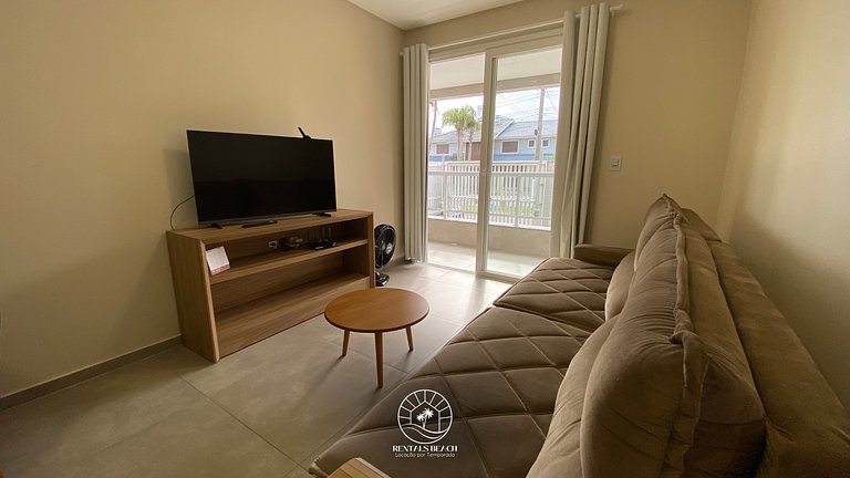 Apto 2 quartos em Torres a 200m do mar