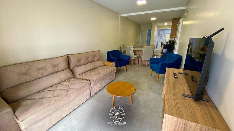 Apto 2 quartos em Torres a 200m do mar