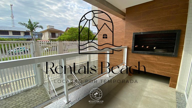 Apto 2 Quartos a 200m do Mar em Torres | Rentals Beach