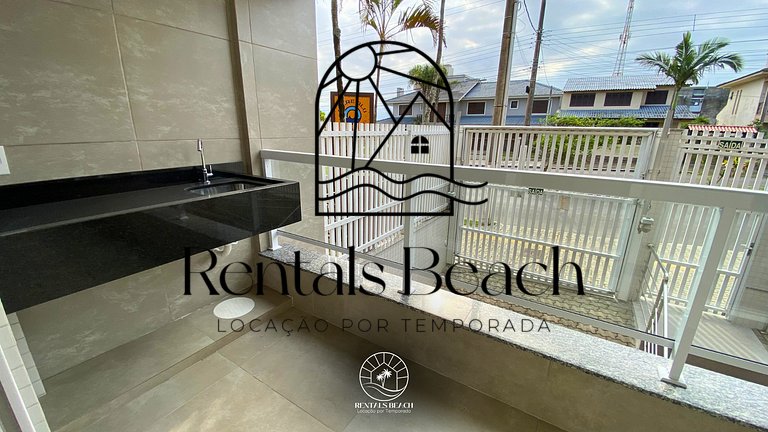 Apto 2 Quartos a 200m do Mar em Torres | Rentals Beach