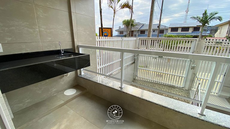 Apto 2 quartos em Torres a 200m do mar