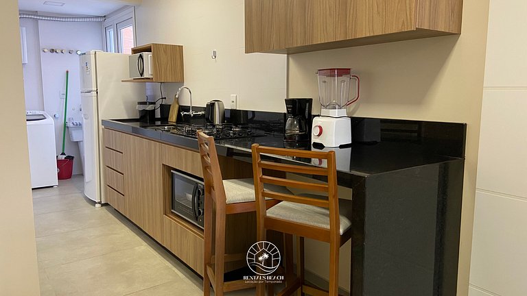 Apto 2 quartos em Torres a 200m do mar